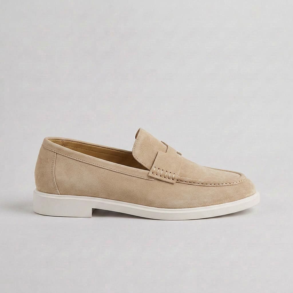 Brewood Nubuck Penny Loafer - Image 17