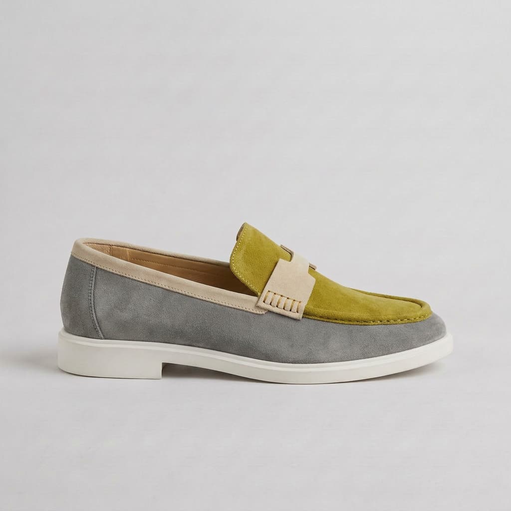 Brewood Nubuck Penny Loafer - Image 3
