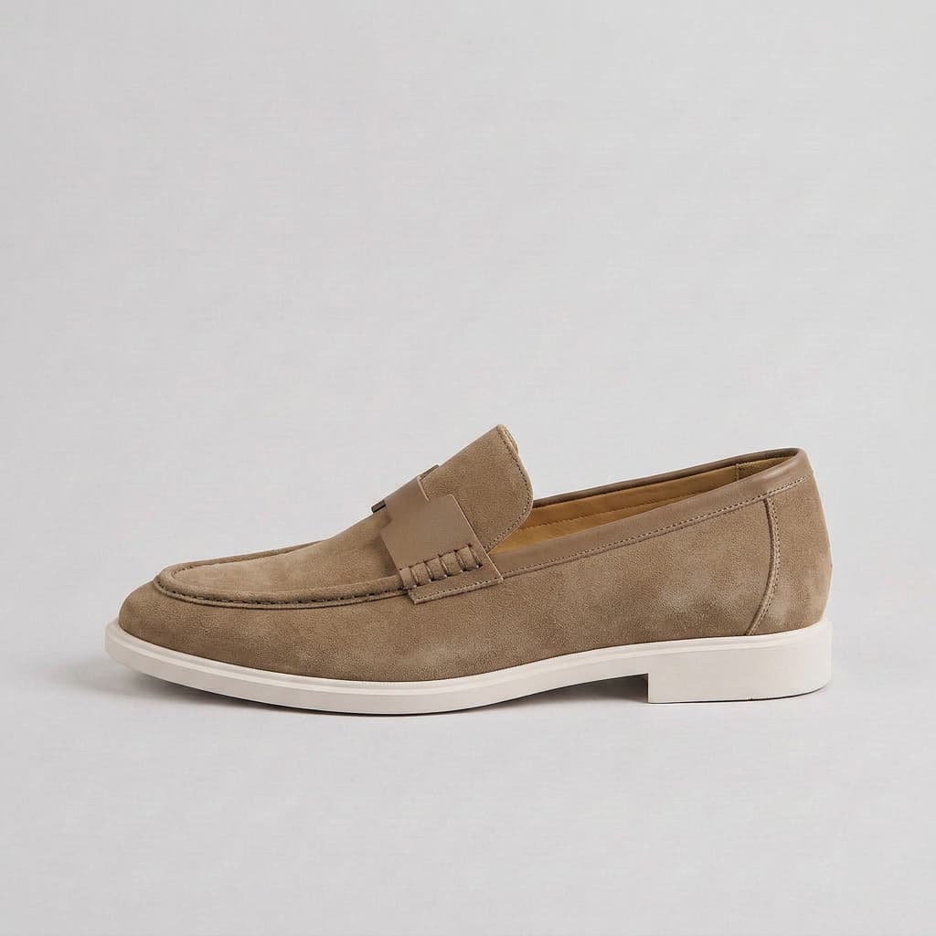 Brewood Nubuck Penny Loafer - Image 7