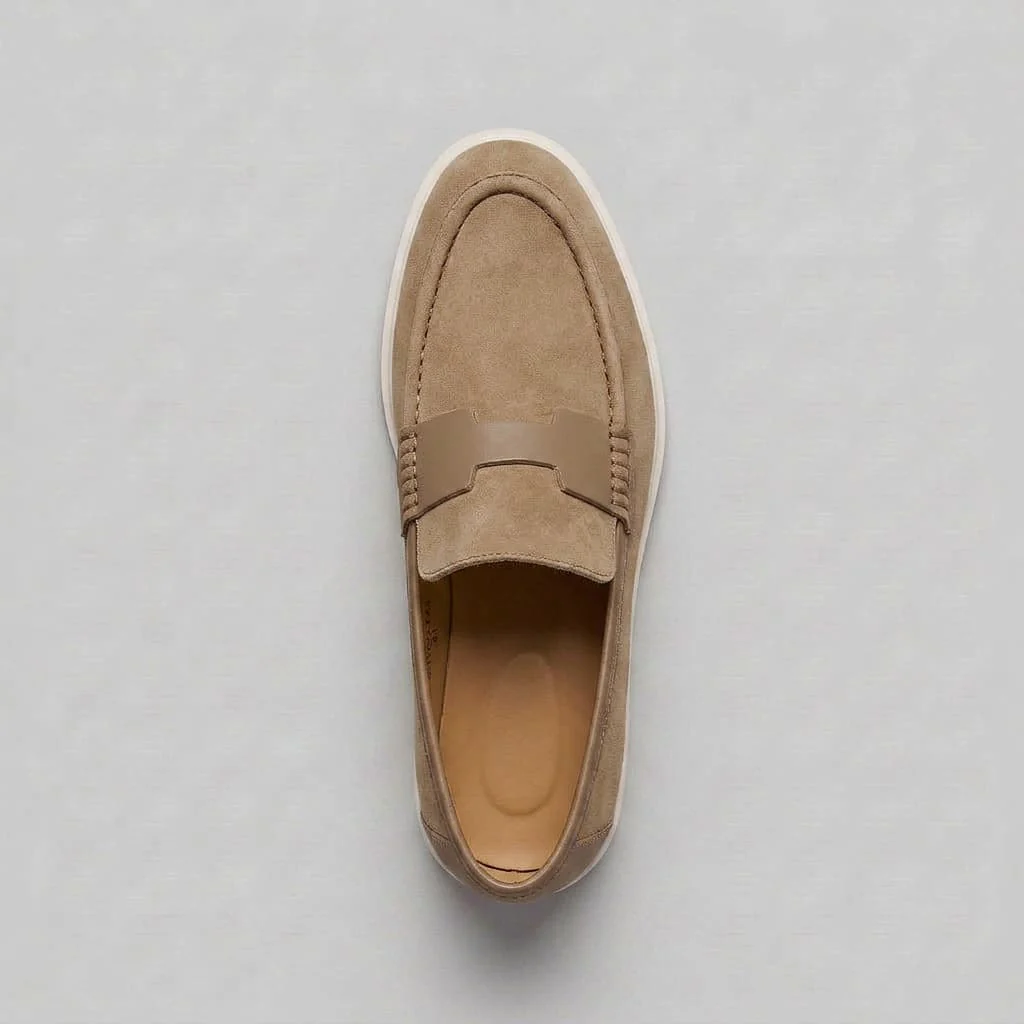 Brewood Nubuck Penny Loafer - Image 8