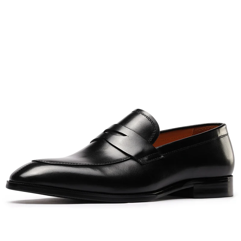 Burnished Leather Penny Loafer - Image 5