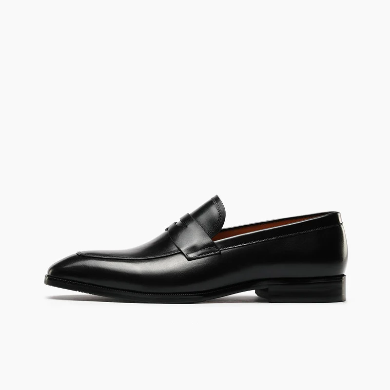 Burnished Leather Penny Loafer - Image 6