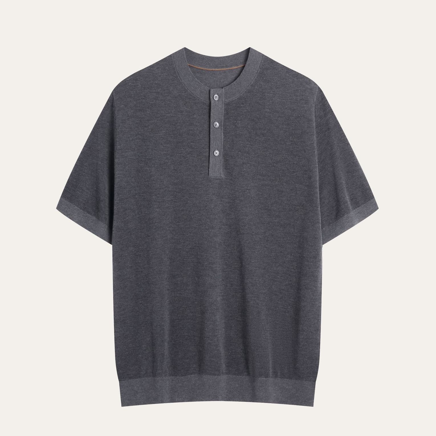 Cervo Knit Henley - Image 2
