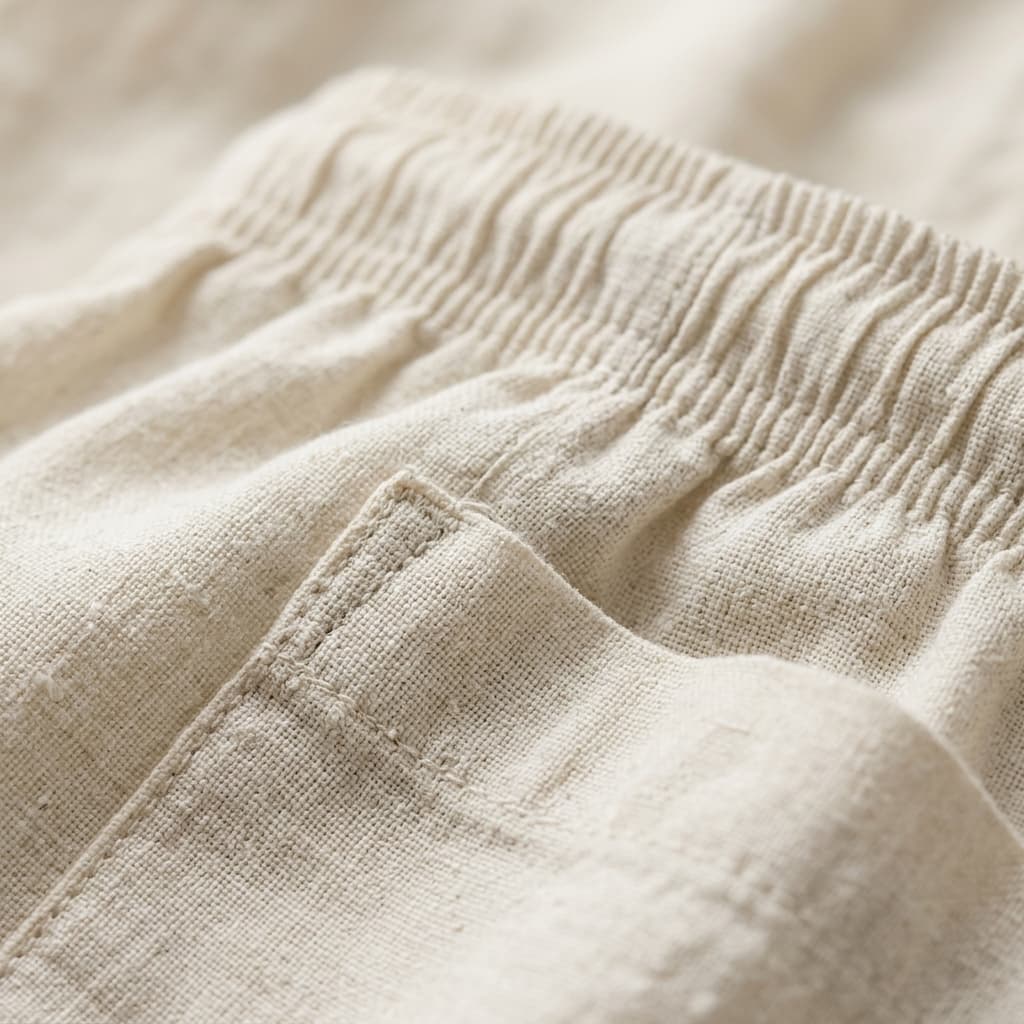 Cortina Drawstring Linen Shorts - Image 4