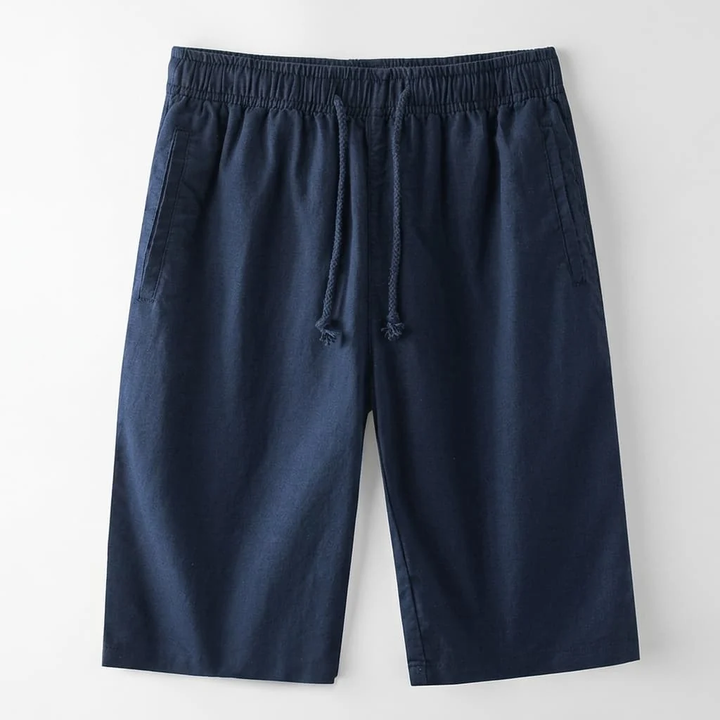 Cortina Drawstring Linen Shorts - Image 6