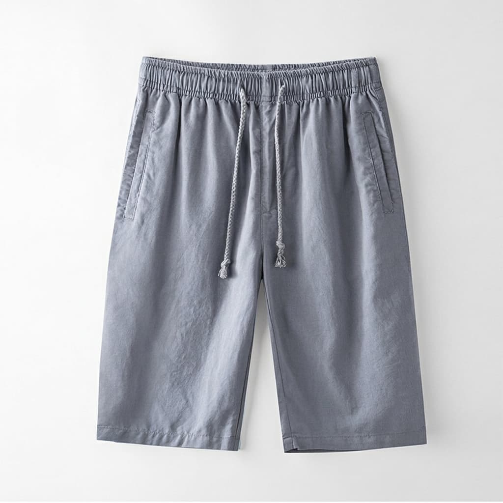 Cortina Drawstring Linen Shorts - Image 8