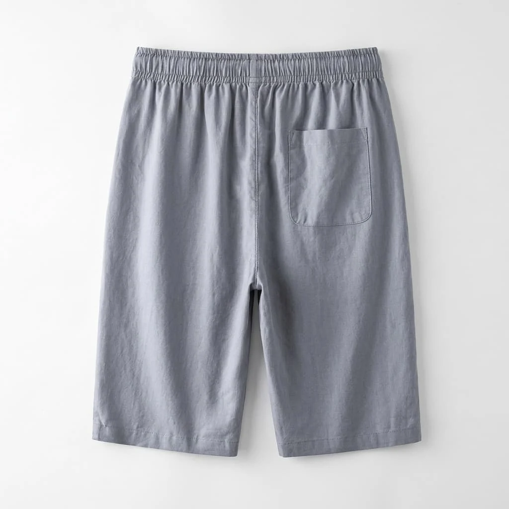 Cortina Drawstring Linen Shorts - Image 9