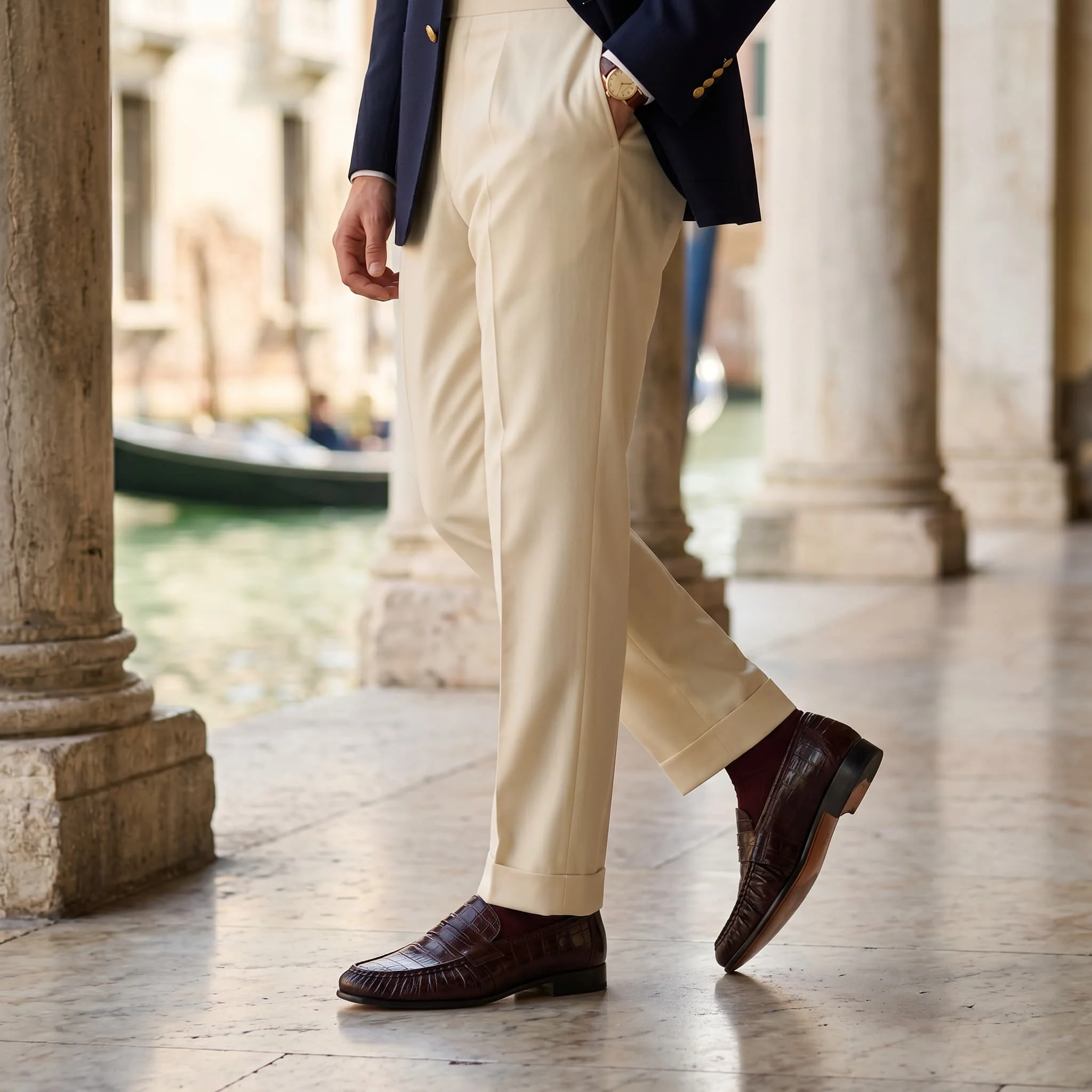 Grosvenor Eelskin Loafer - Image 5