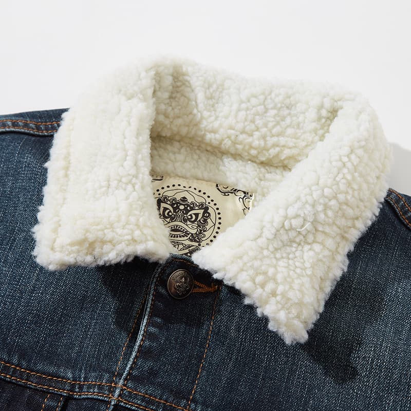 Hackney Sherpa Denim Jacket - Image 11