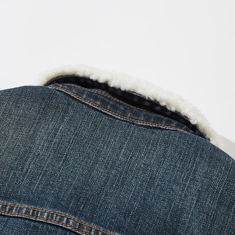 Hackney Sherpa Denim Jacket - Image 12