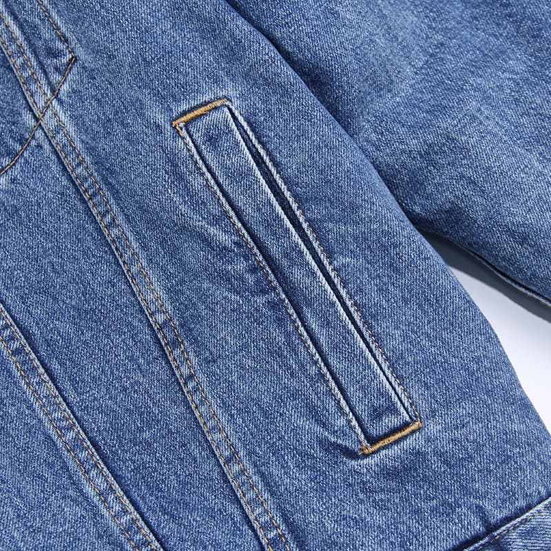 Hackney Sherpa Denim Jacket - Image 6