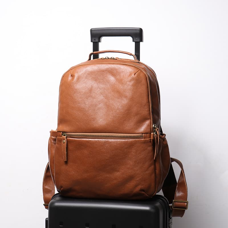 Harlow Everyday Leather Backpack - Image 4