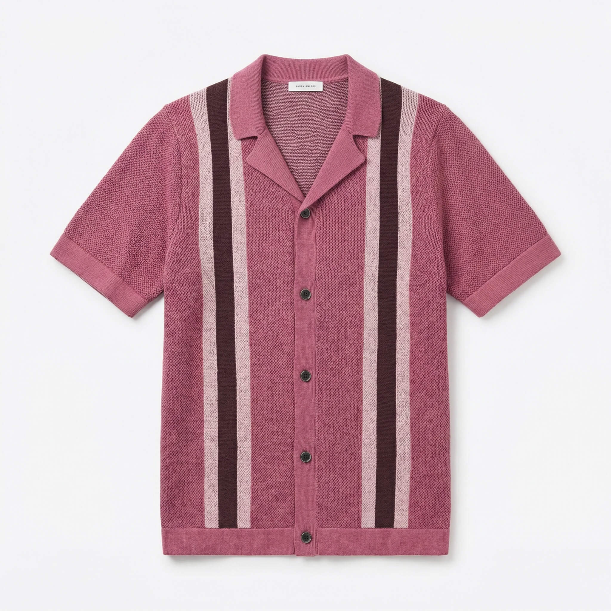 Havanna Stripe Knit Polo - Image 3