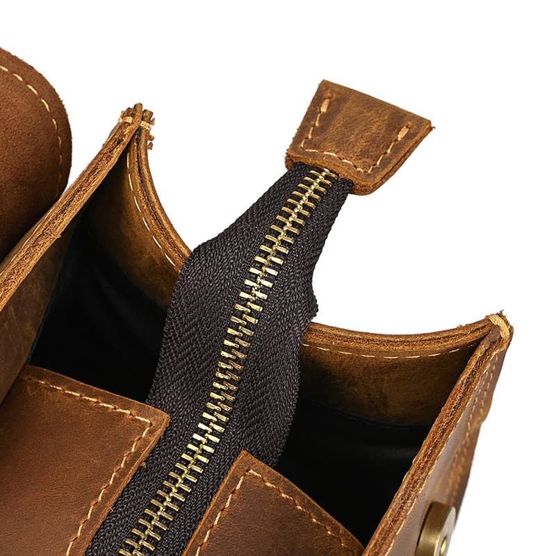 Huxley Vintage Leather Backpack - Image 13