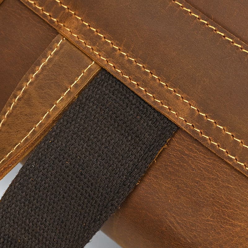 Huxley Vintage Leather Backpack - Image 15