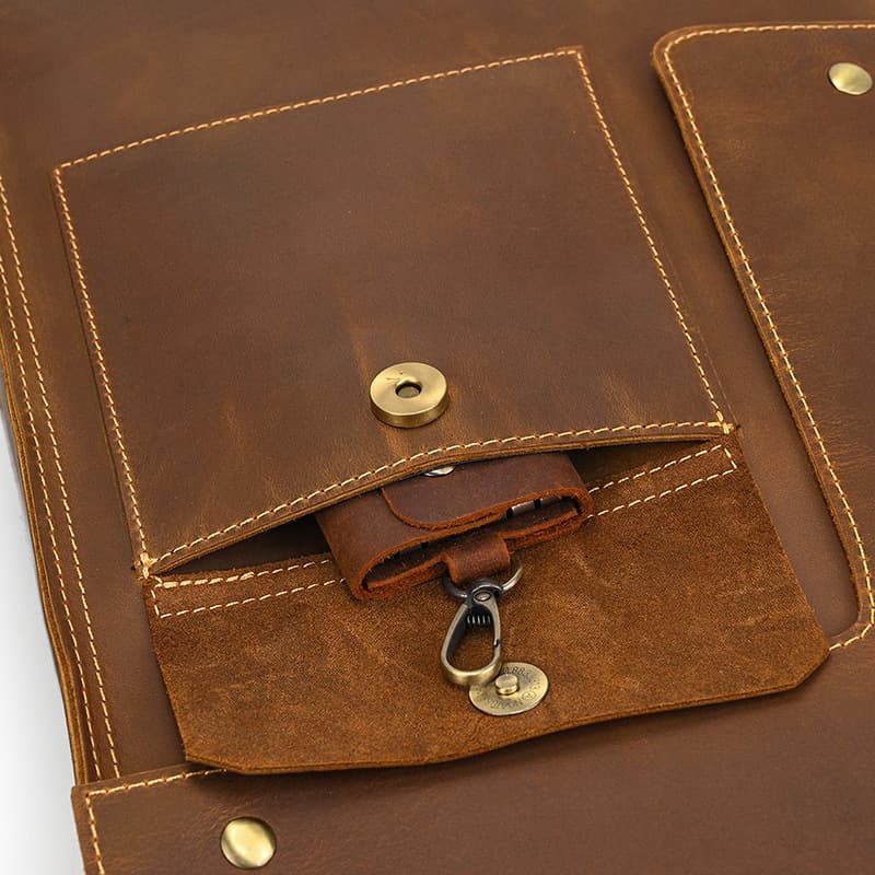 Huxley Vintage Leather Backpack - Image 16
