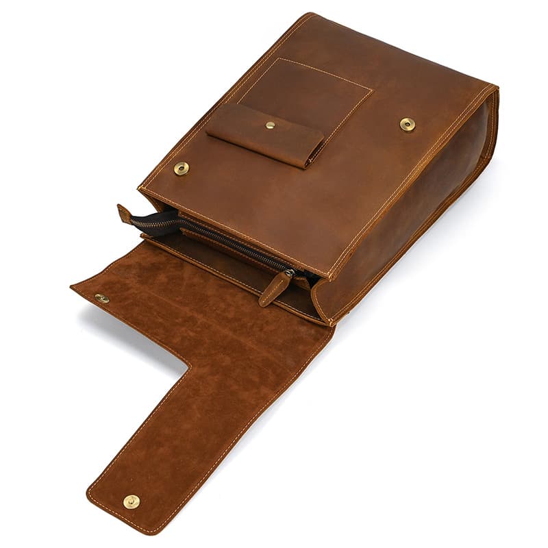 Huxley Vintage Leather Backpack - Image 4