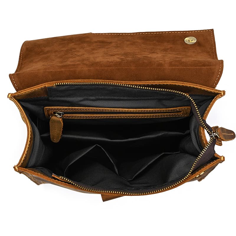Huxley Vintage Leather Backpack - Image 9