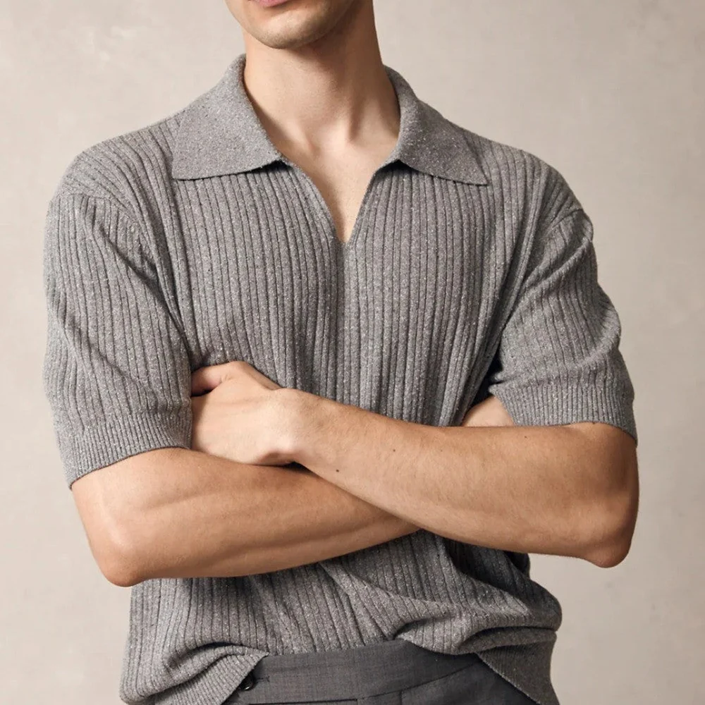 Kensington Cloud Knit V-Neck - Image 4