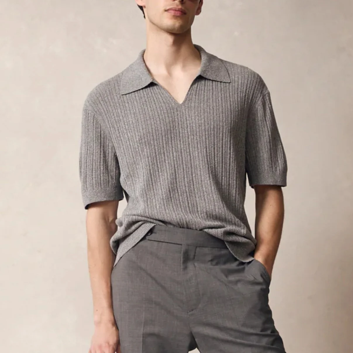 Kensington Cloud Knit V-Neck - Image 5