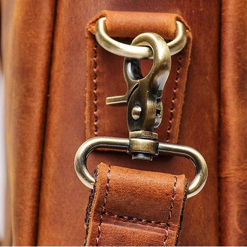 Kingsley Leather Messenger - Image 4