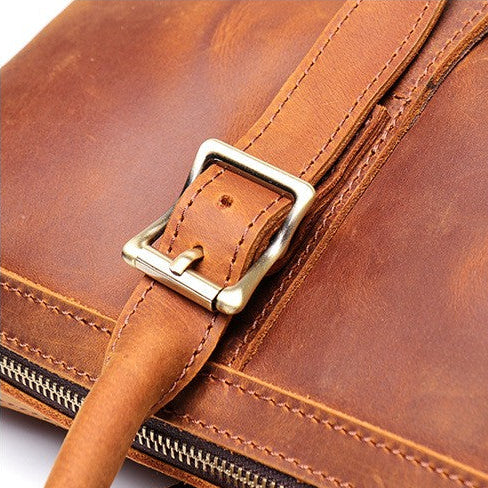 Kingsley Leather Messenger - Image 7