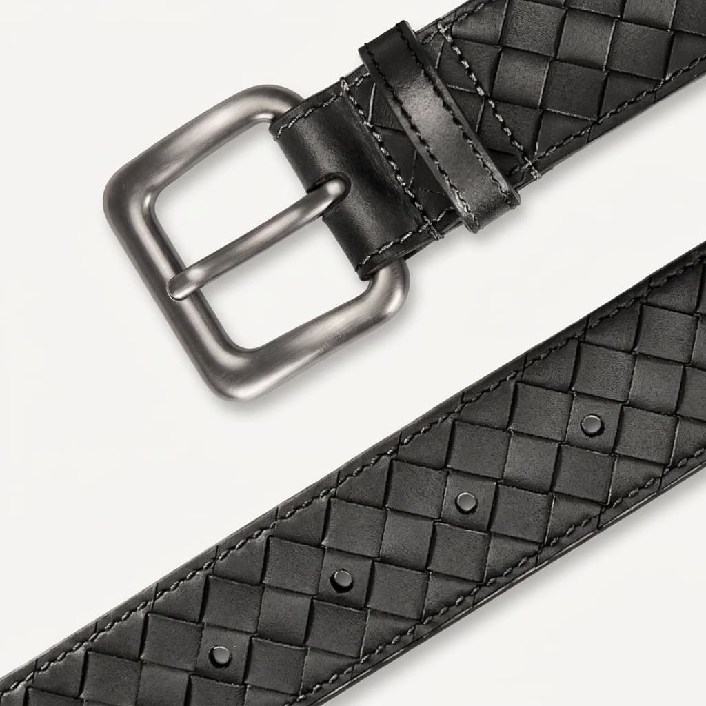 Langdale Woven Leather Belt - Image 3