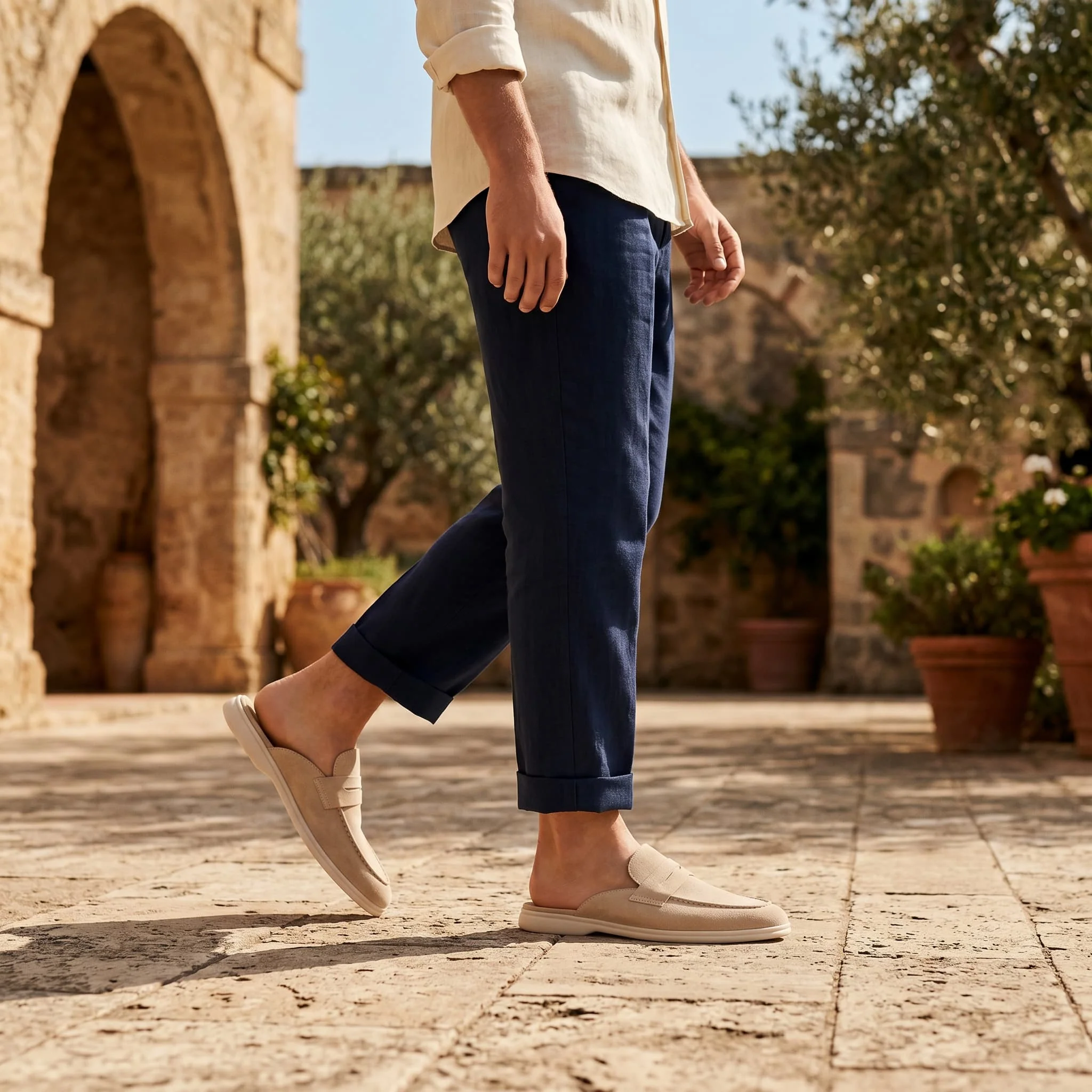 Langford Suede Mule - Image 14
