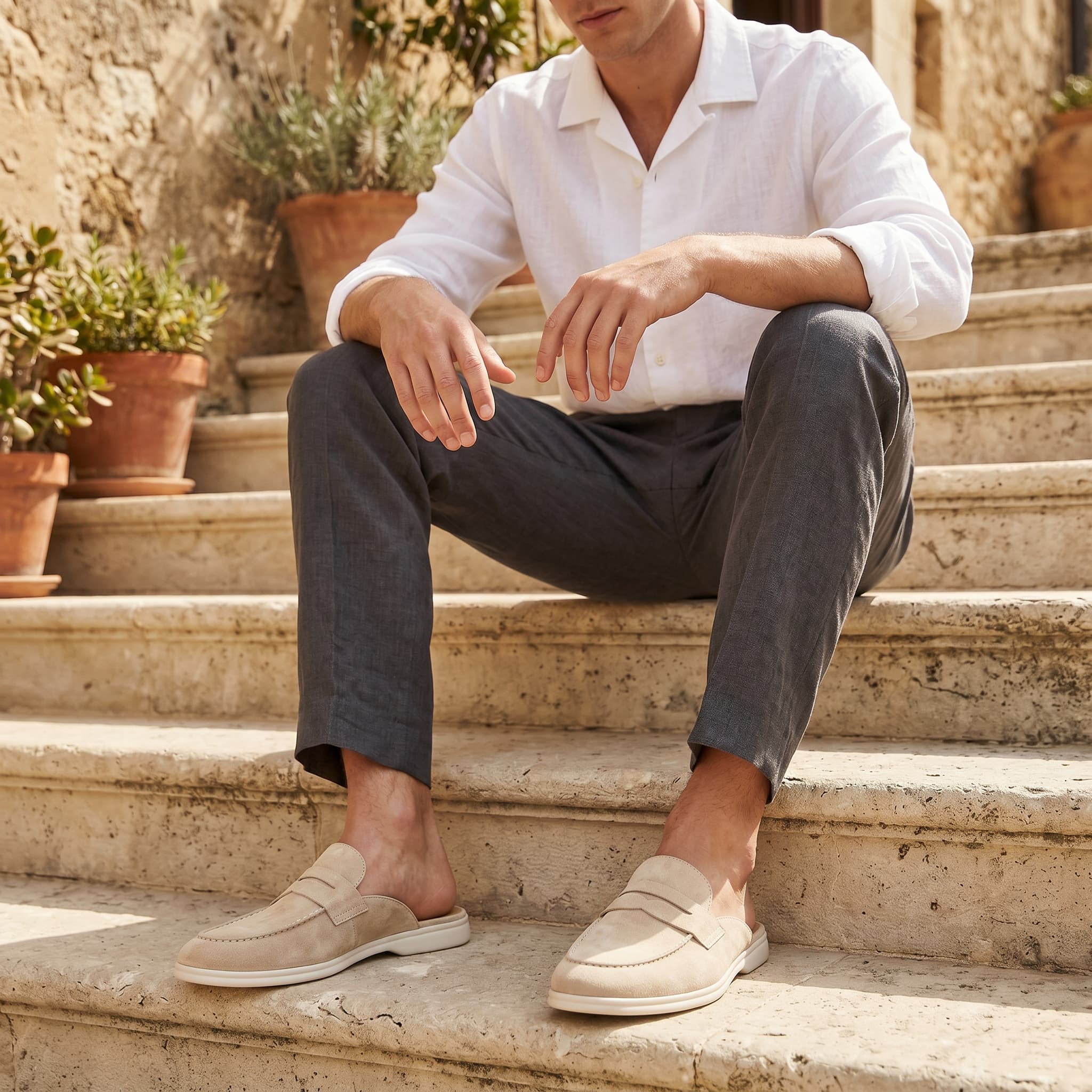 Langford Suede Mule - Image 7