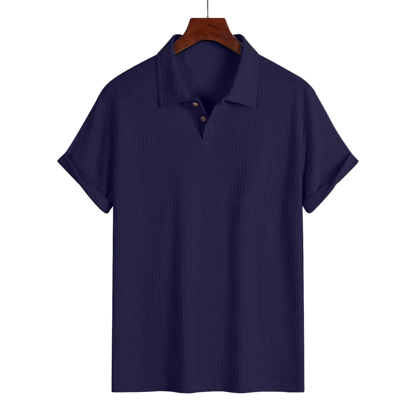 Lido Waffle Knit Polo - Image 4