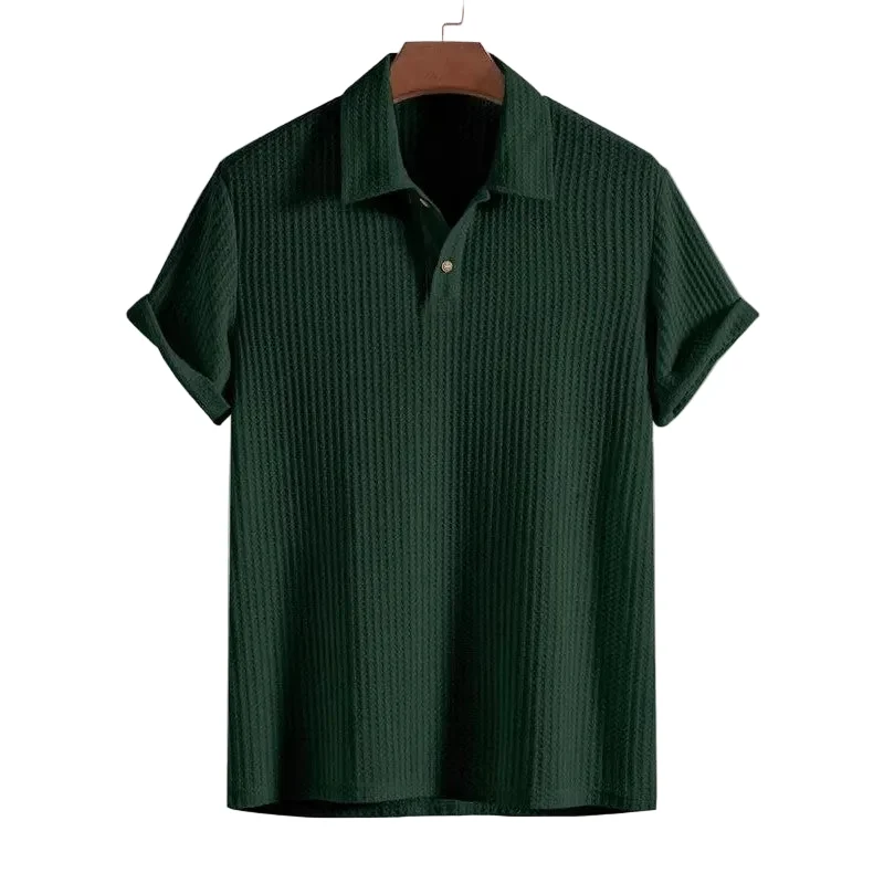 Lido Waffle Knit Polo - Image 5