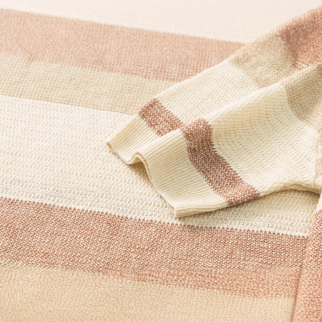 Maratea Striped Linen Tee - Image 5