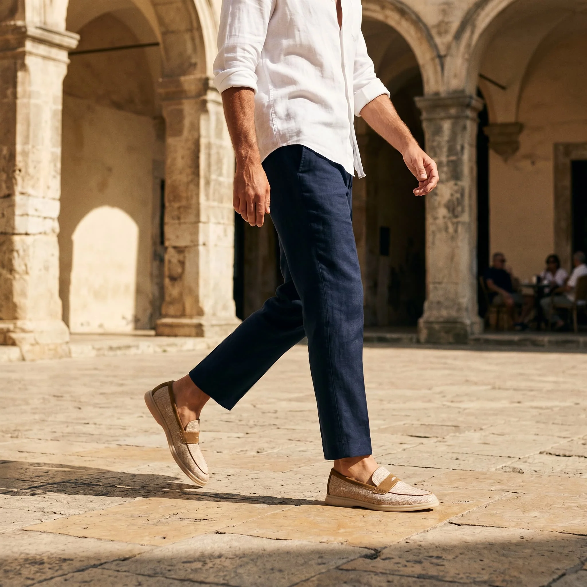 Newbury Linen Penny Loafer - Image 10