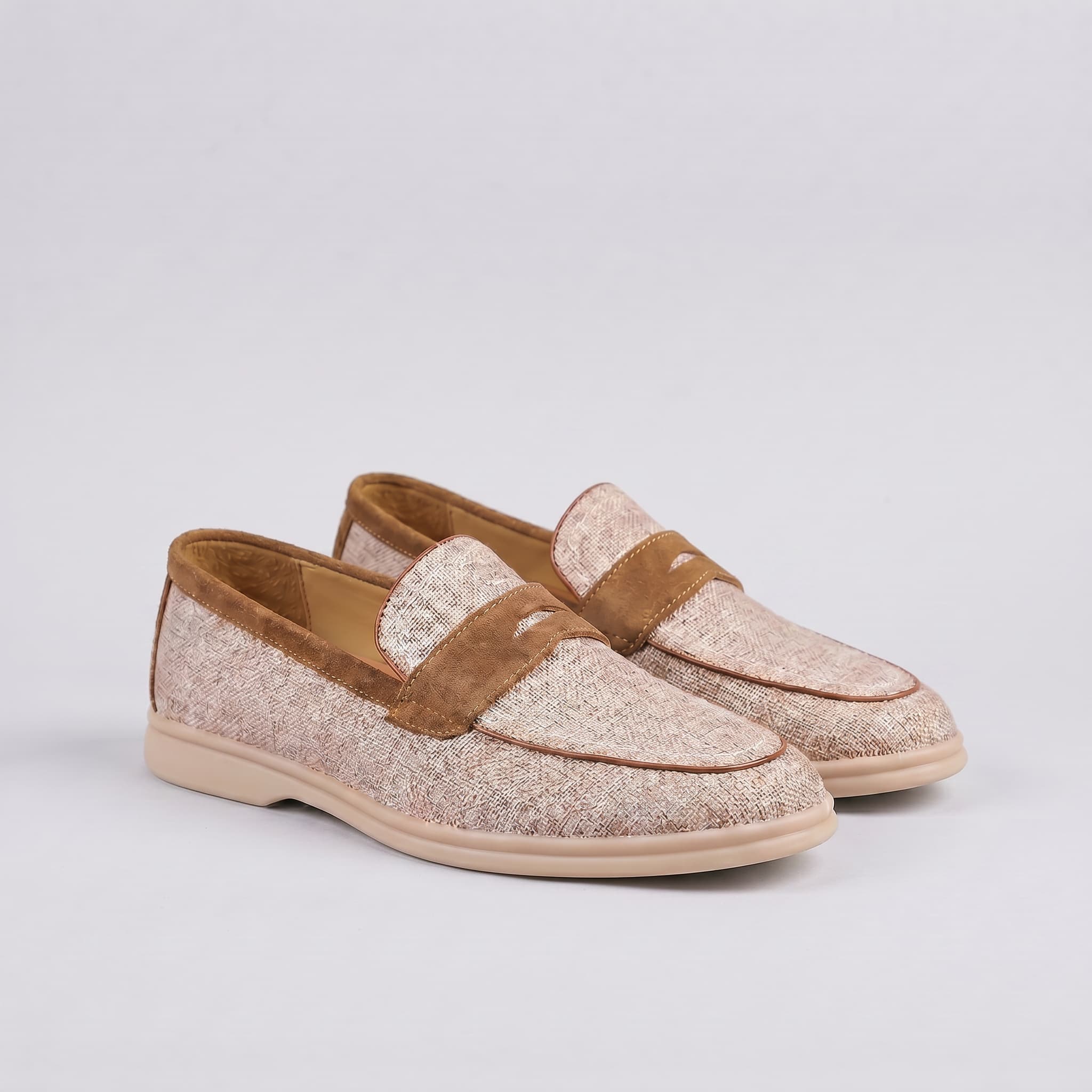 Newbury Linen Penny Loafer - Image 4