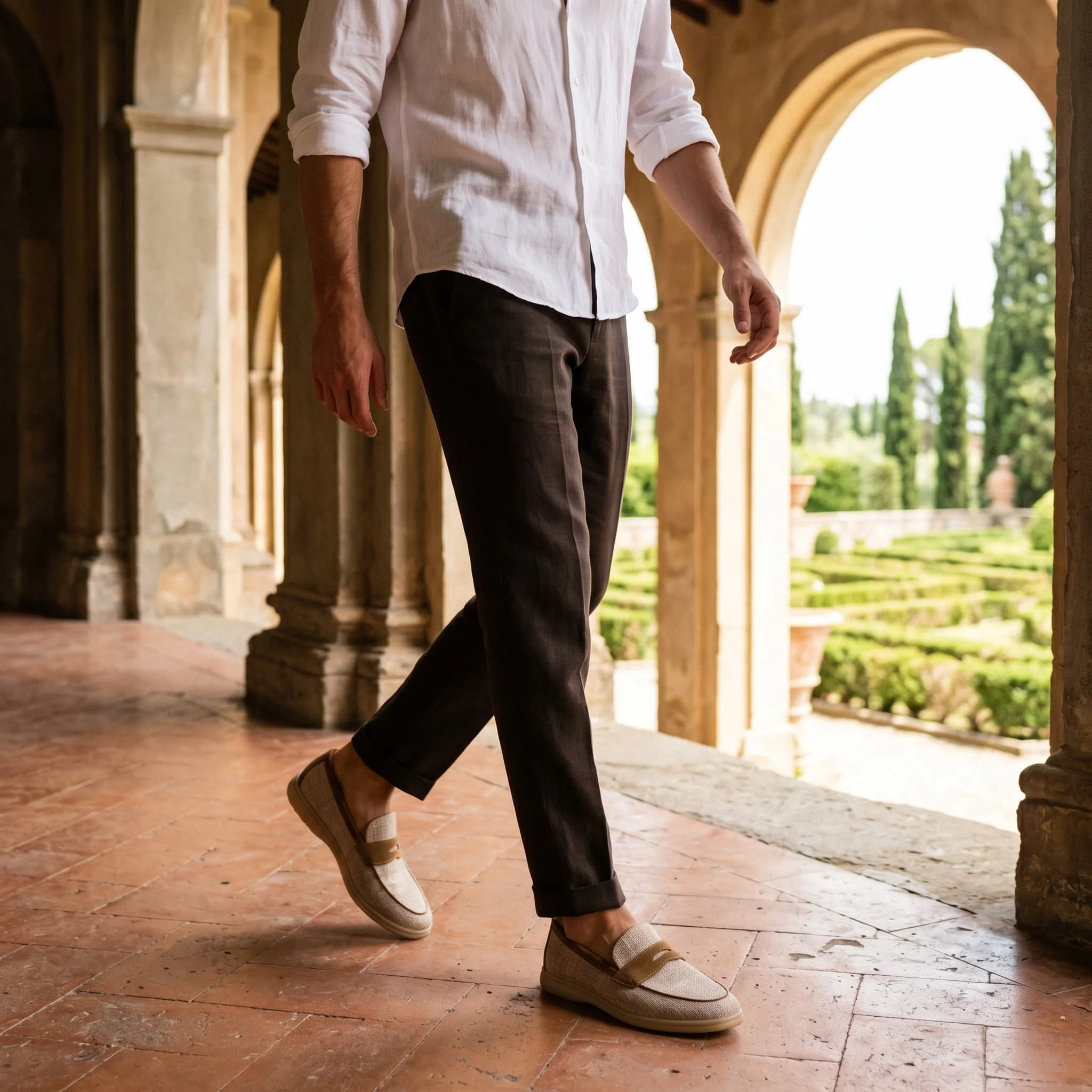 Newbury Linen Penny Loafer - Image 7