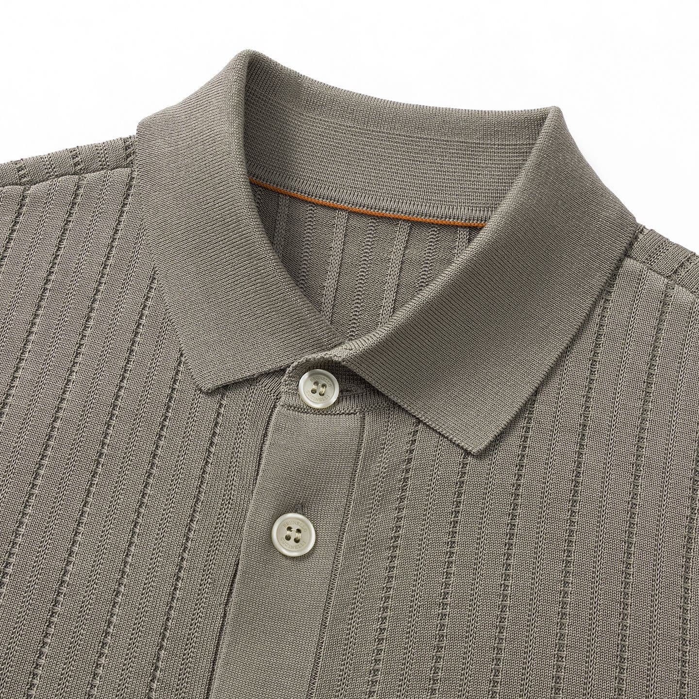 Pietra Ribbed Knit Polo - Image 3