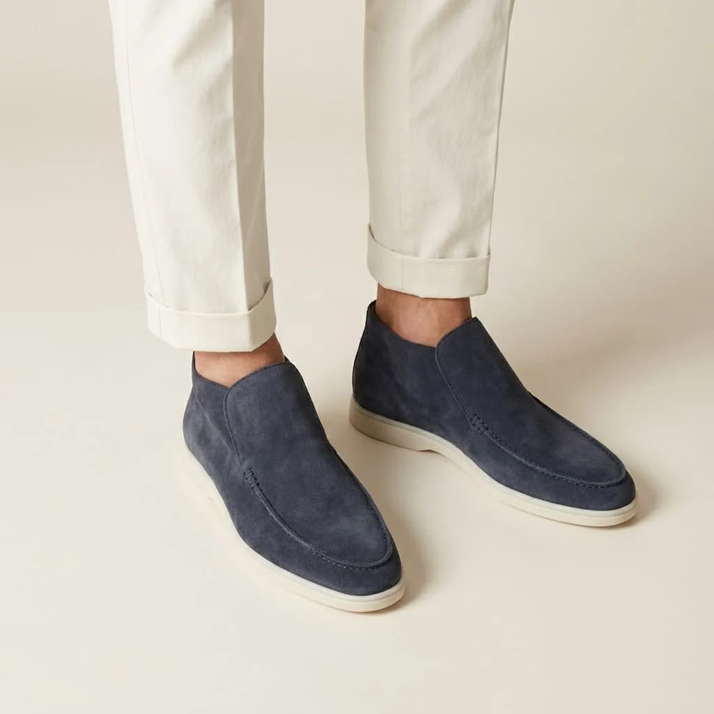Portofino Suede Hi-Top Loafer - Image 11