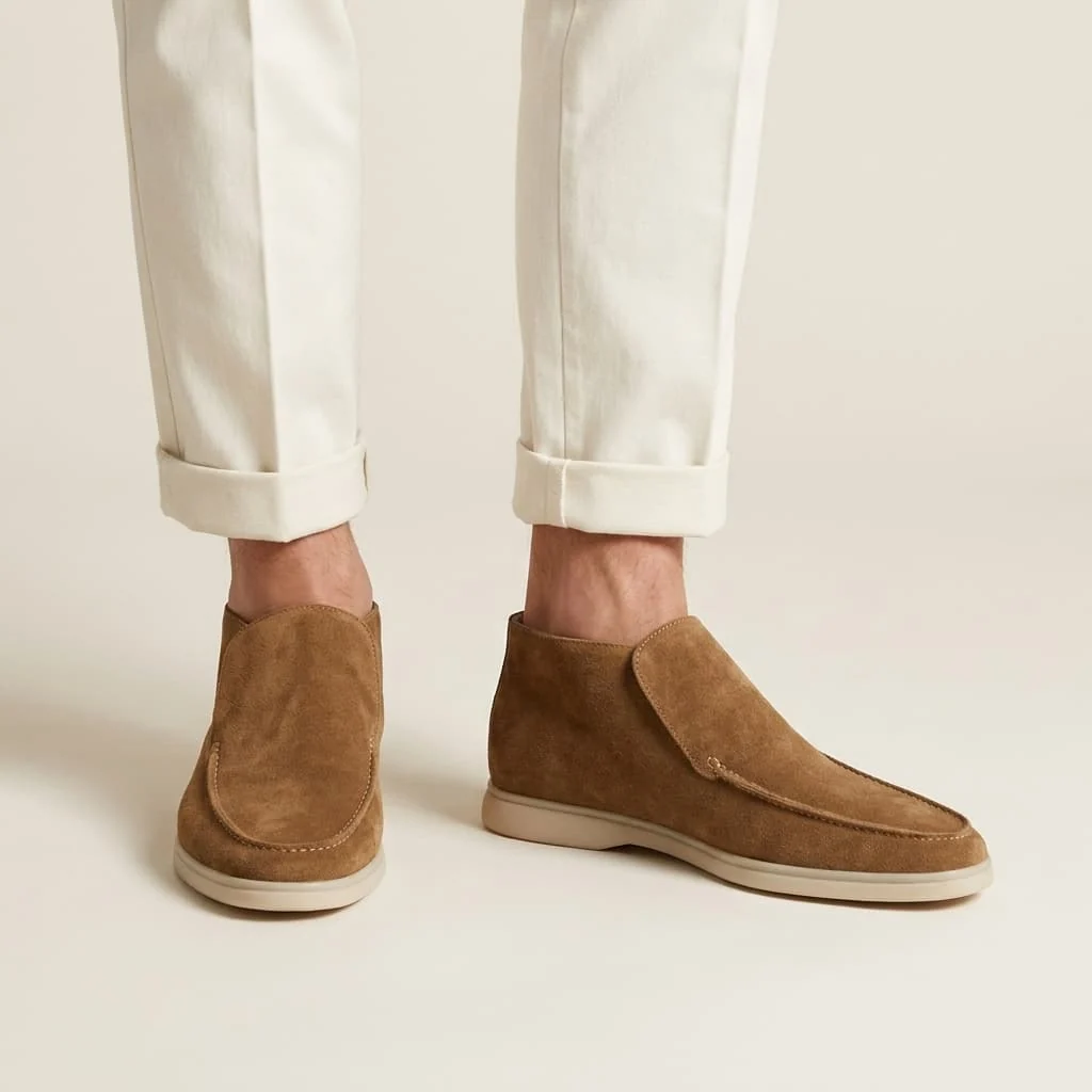 Portofino Suede Hi-Top Loafer - Image 5