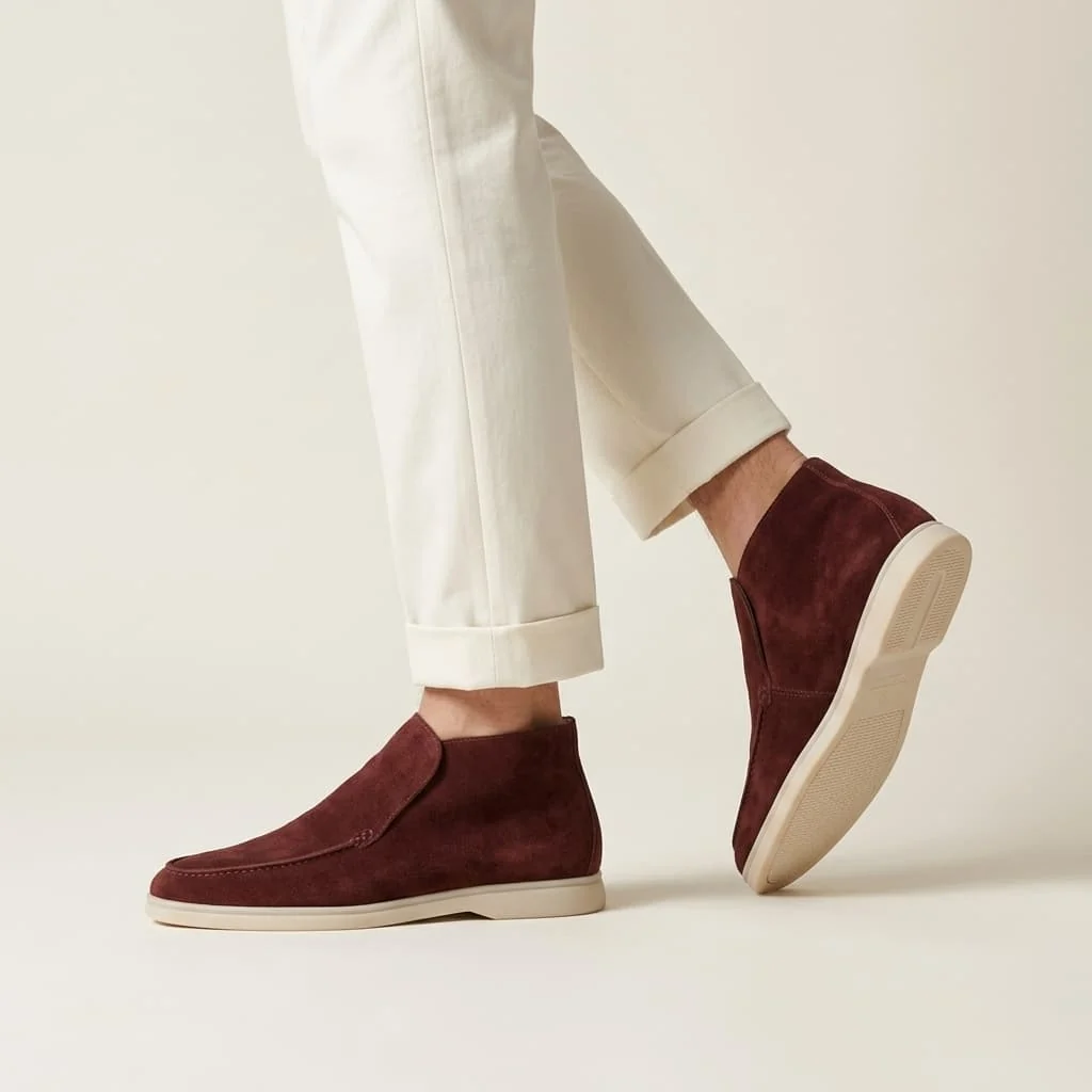 Portofino Suede Hi-Top Loafer - Image 7