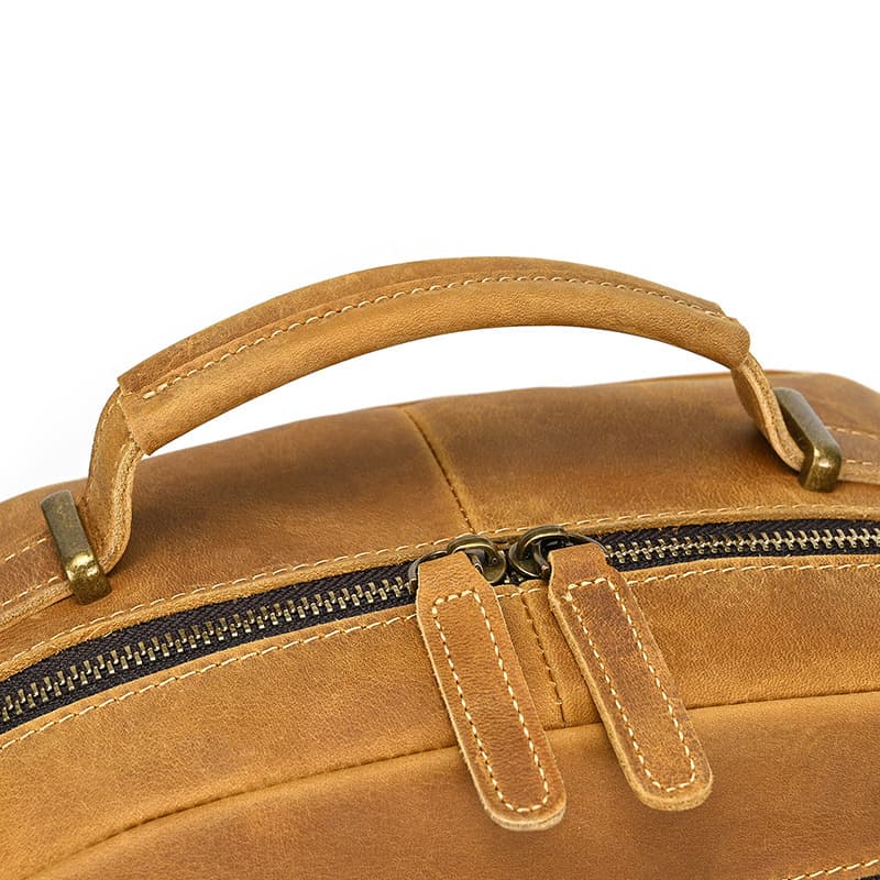 Radnor Leather Laptop Backpack - Image 13
