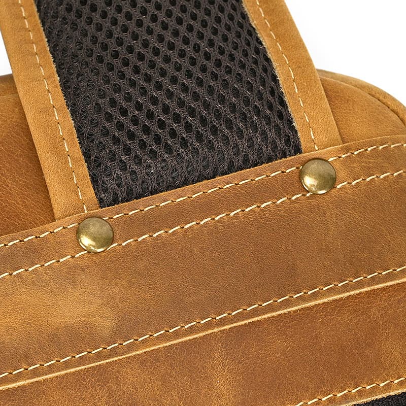 Radnor Leather Laptop Backpack - Image 16