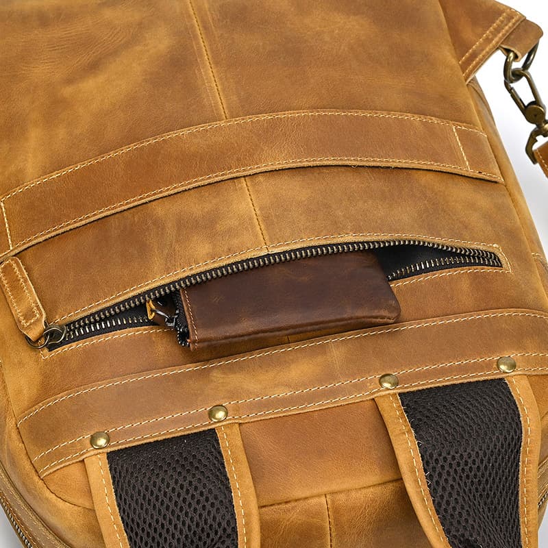 Radnor Leather Laptop Backpack - Image 21
