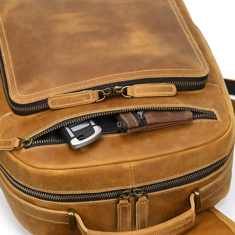 Radnor Leather Laptop Backpack - Image 22