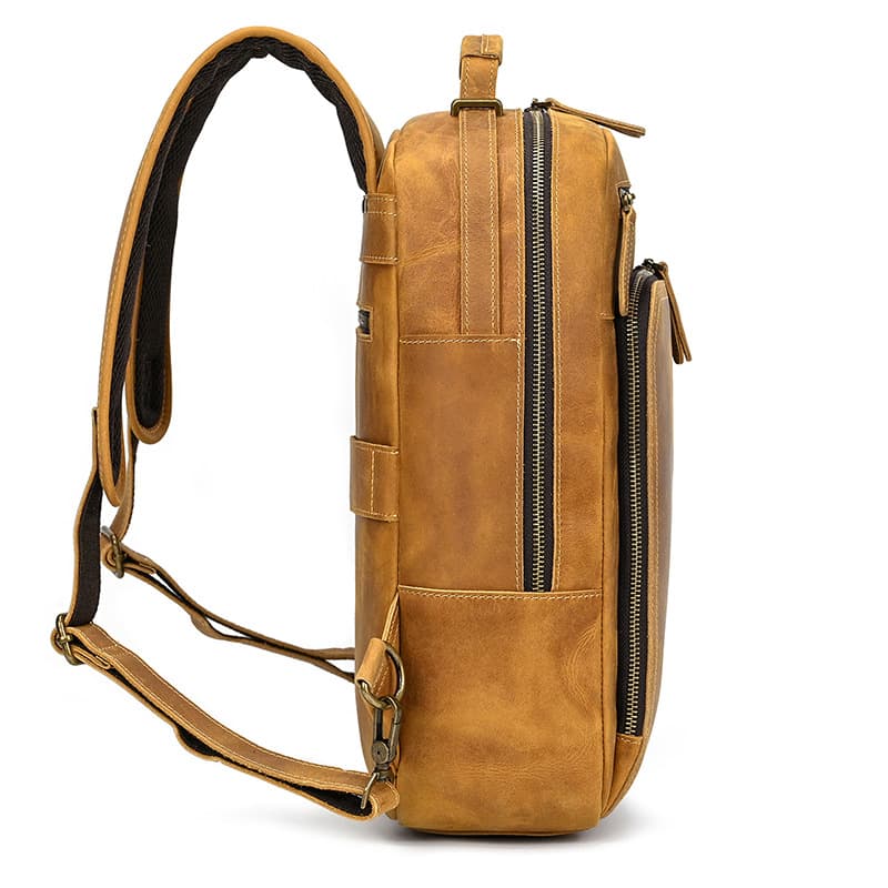 Radnor Leather Laptop Backpack - Image 4