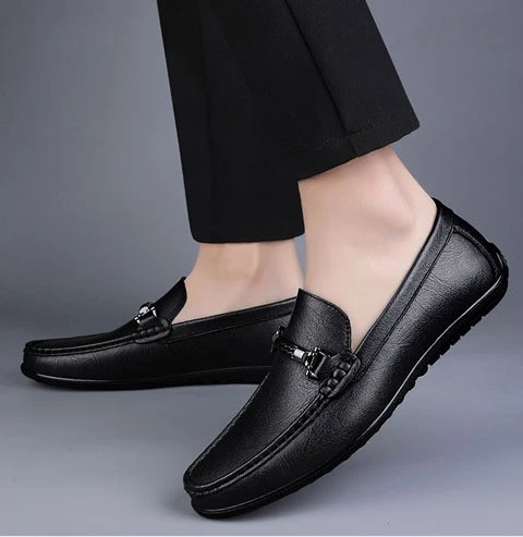 Raven Leather Loafer - Image 3
