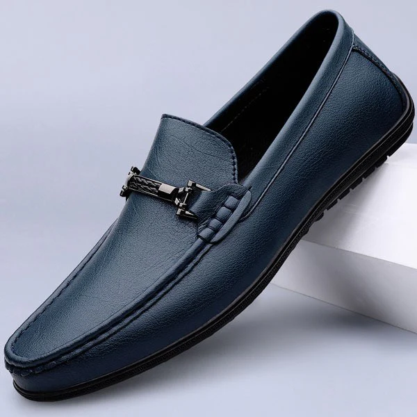Raven Leather Loafer - Image 6