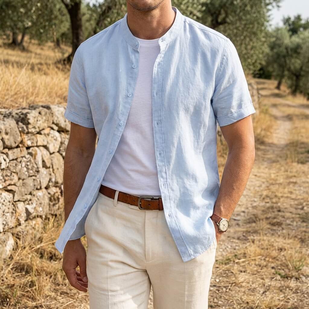 Riviera Linen Short Sleeve - Image 4