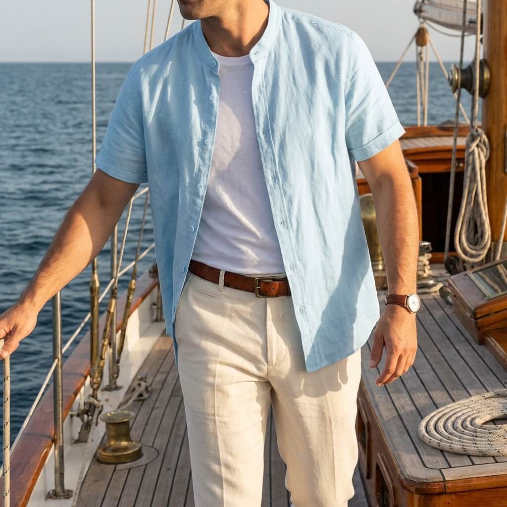Riviera Linen Short Sleeve - Image 6