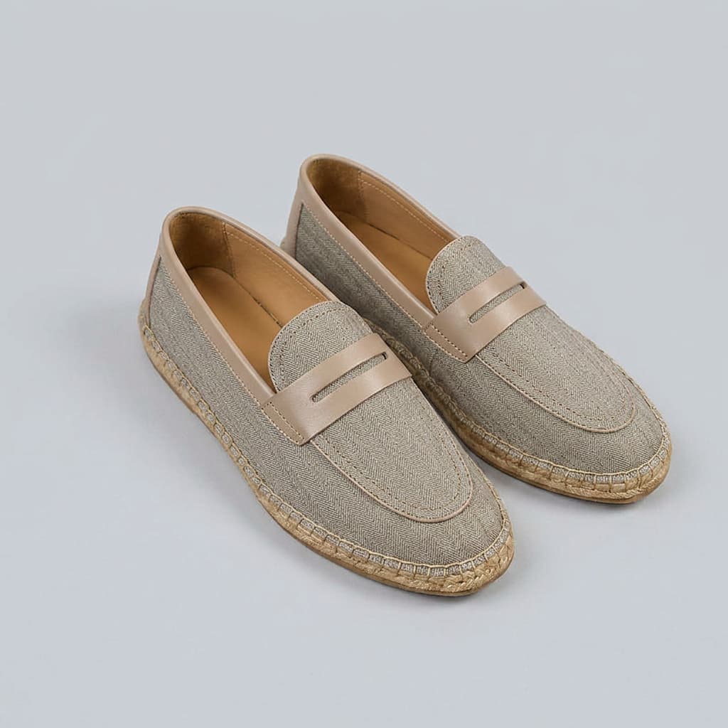 Sanary Herringbone Espadrille - Image 10