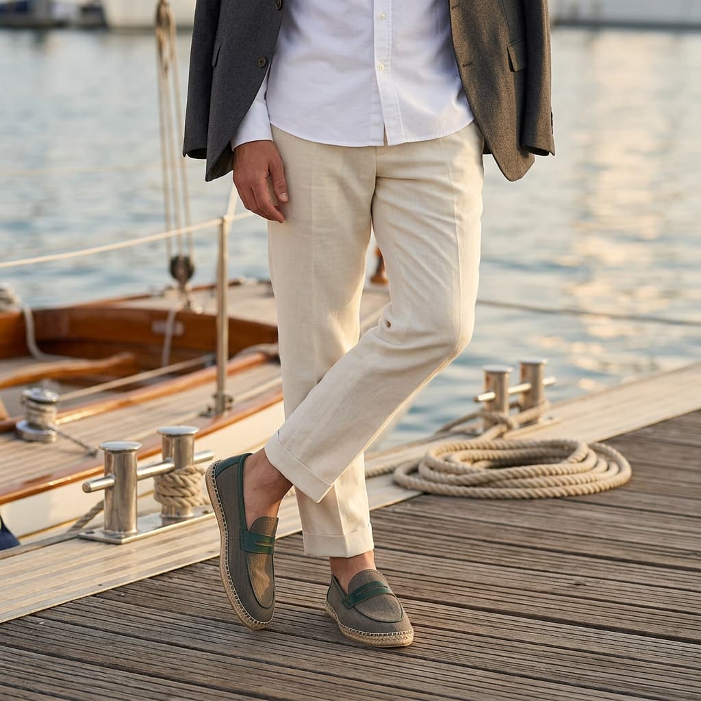 Sanary Herringbone Espadrille - Image 6